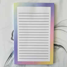 Load image into Gallery viewer, Unicorn Notepad  (8.5&quot; x 5.5&quot;)
