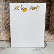 Load image into Gallery viewer, Chicken Scratch Notepad  (5.5&quot; x 4&quot;)
