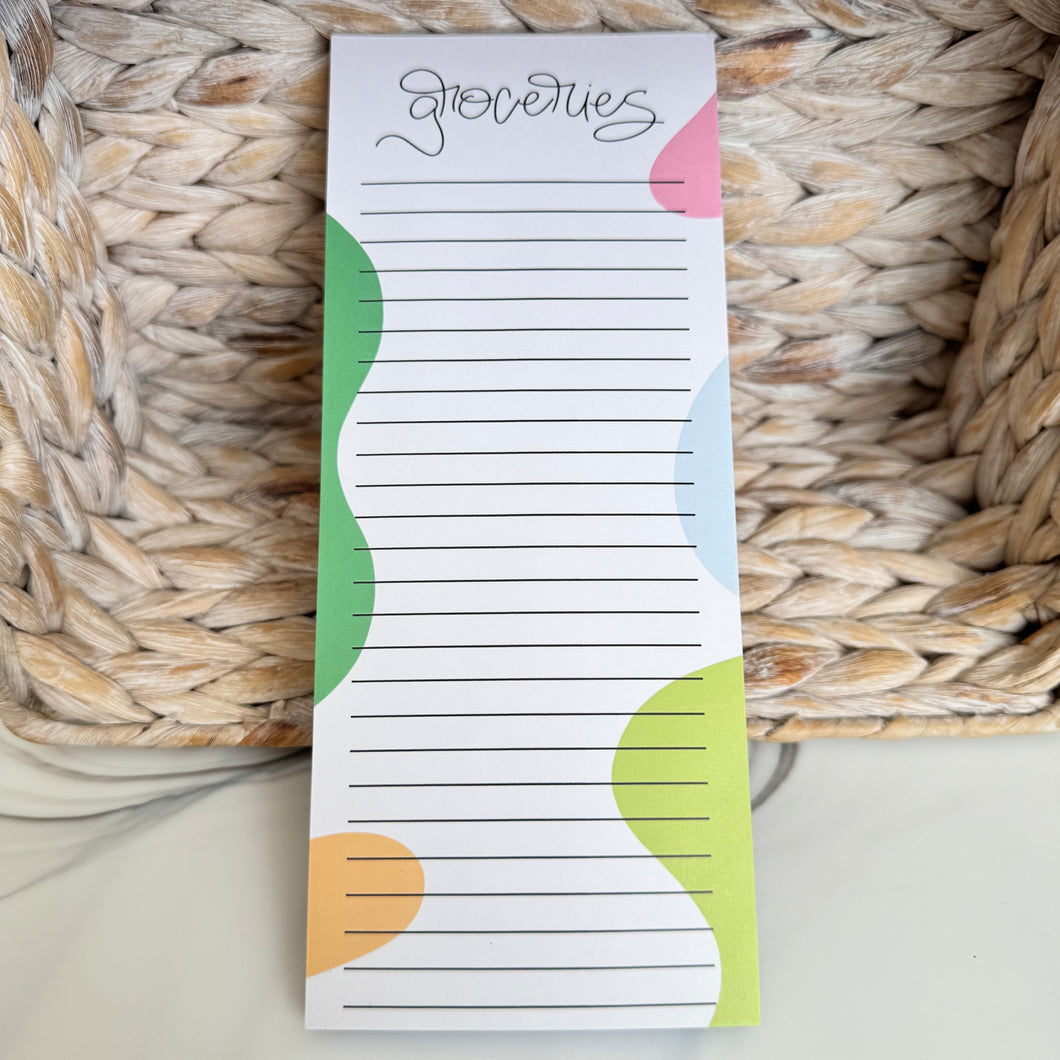 Magnetic Grocery List Notepad  (8.5