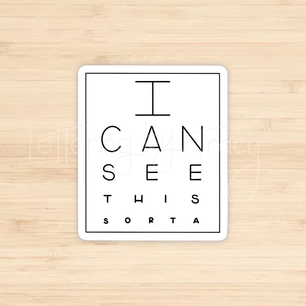 Eye Chart Sticker