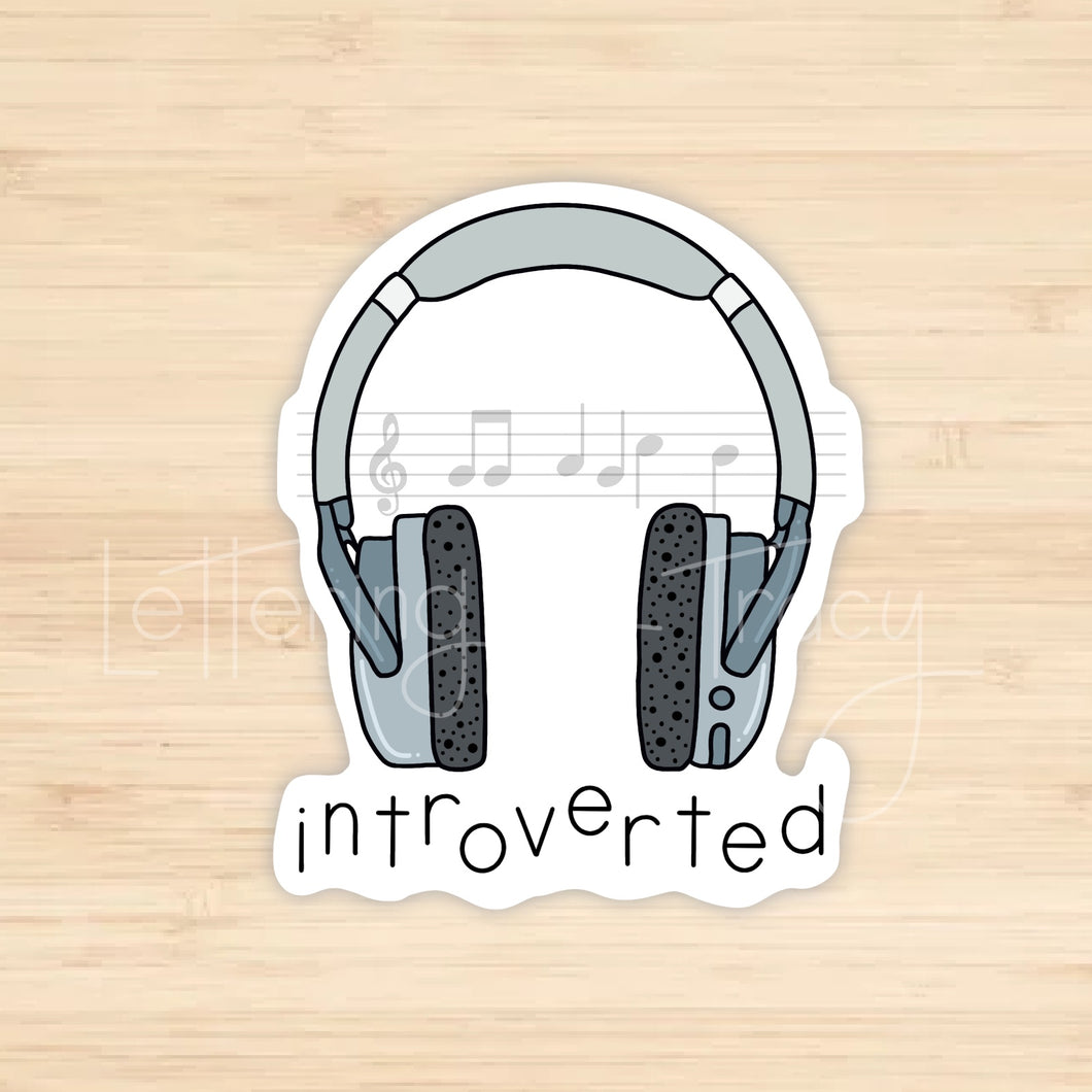 Introverted Sticker