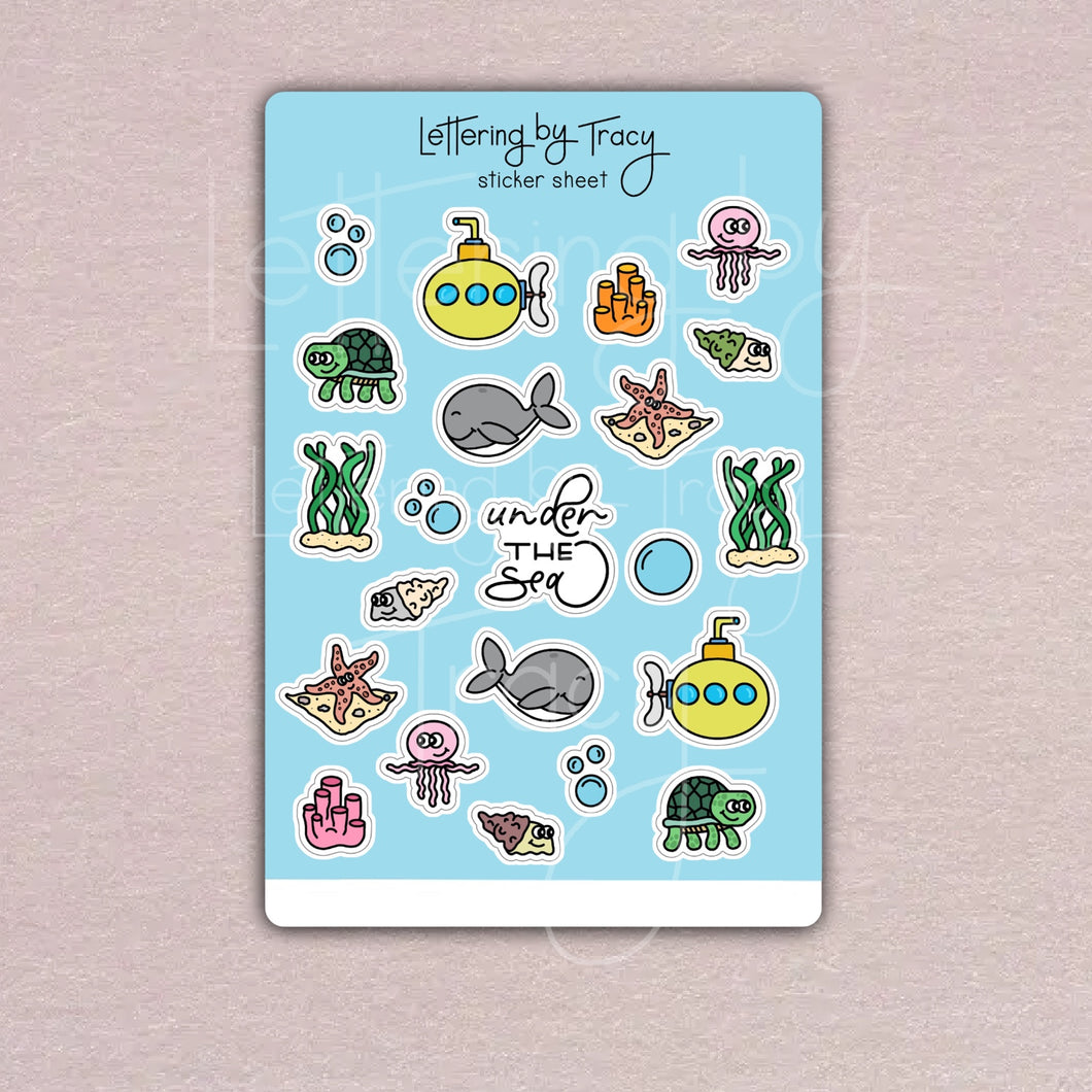 Under The Sea Sticker Sheet