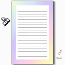 Load image into Gallery viewer, Unicorn Notepad  (8.5" x 5.5")
