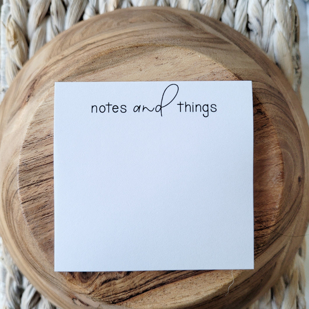 Notes and Things Post-It®