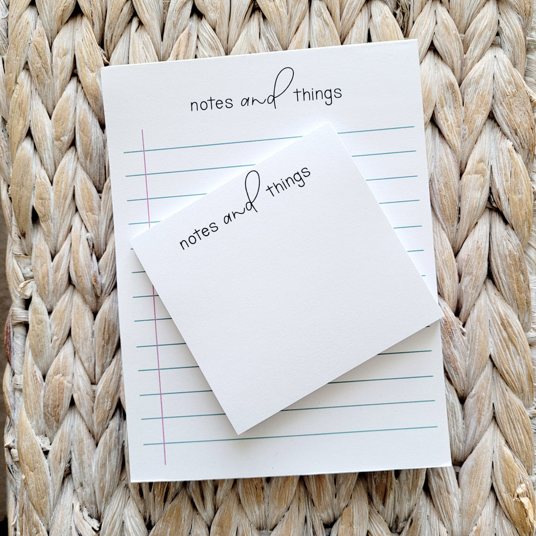 Notes and Things Set (Notepad & Post-It®)